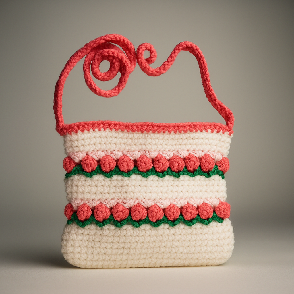 Adorable Crochet Baby Handbag – Cute & Stylish for Little Girls