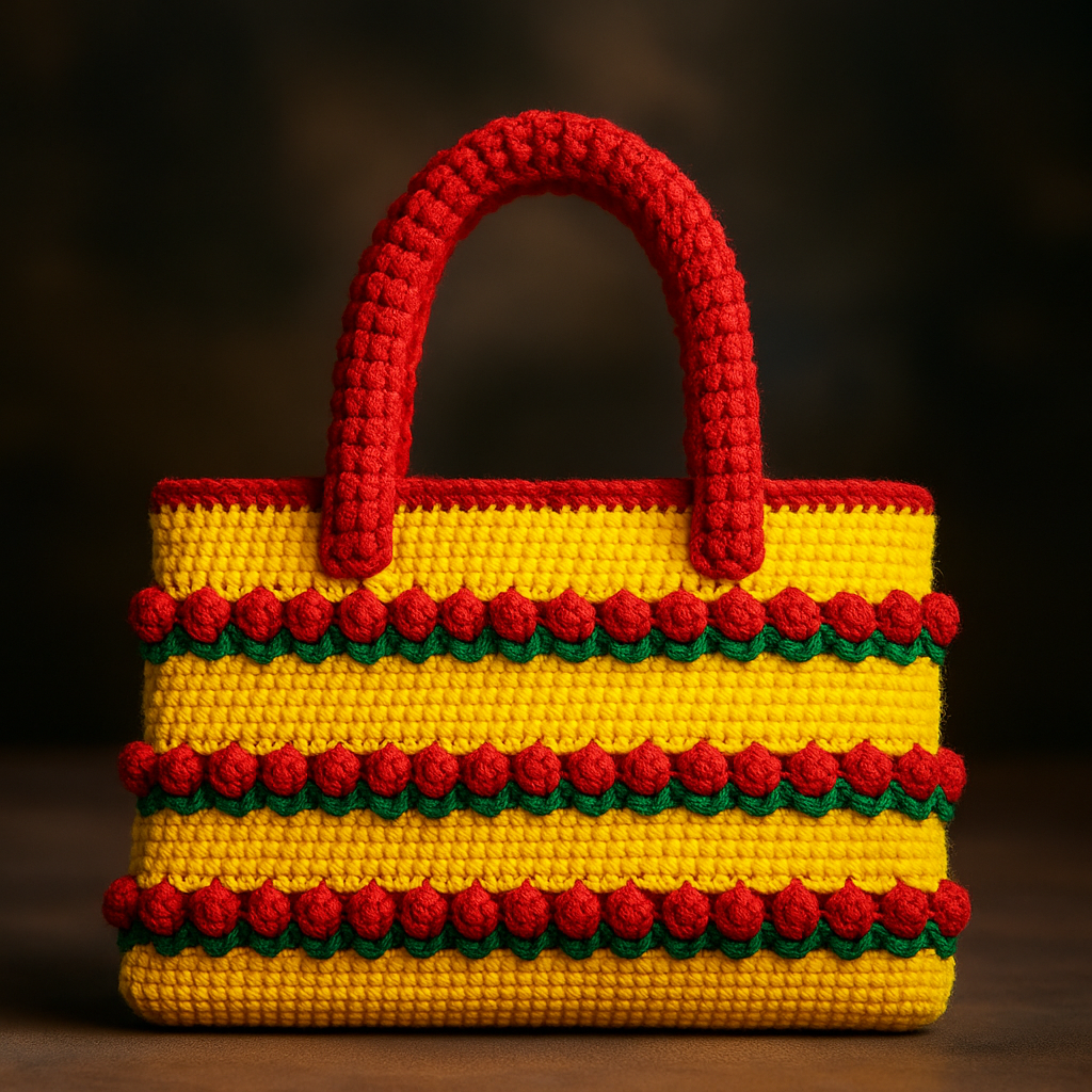 Adorable Crochet Baby Handbag – Cute & Stylish for Little Girls