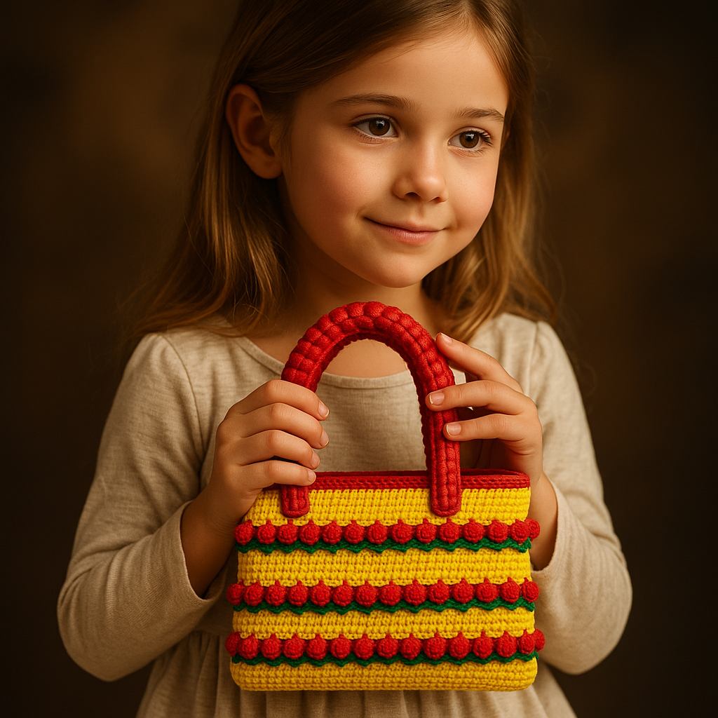 Adorable Crochet Baby Handbag – Cute & Stylish for Little Girls