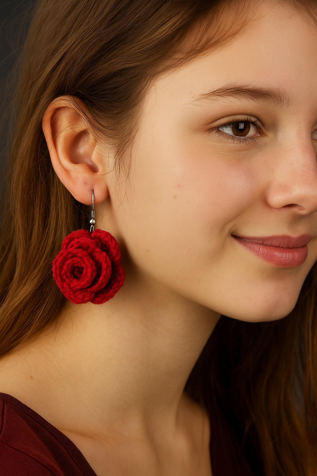 Threads of Love: Handmade Crochet Earrings