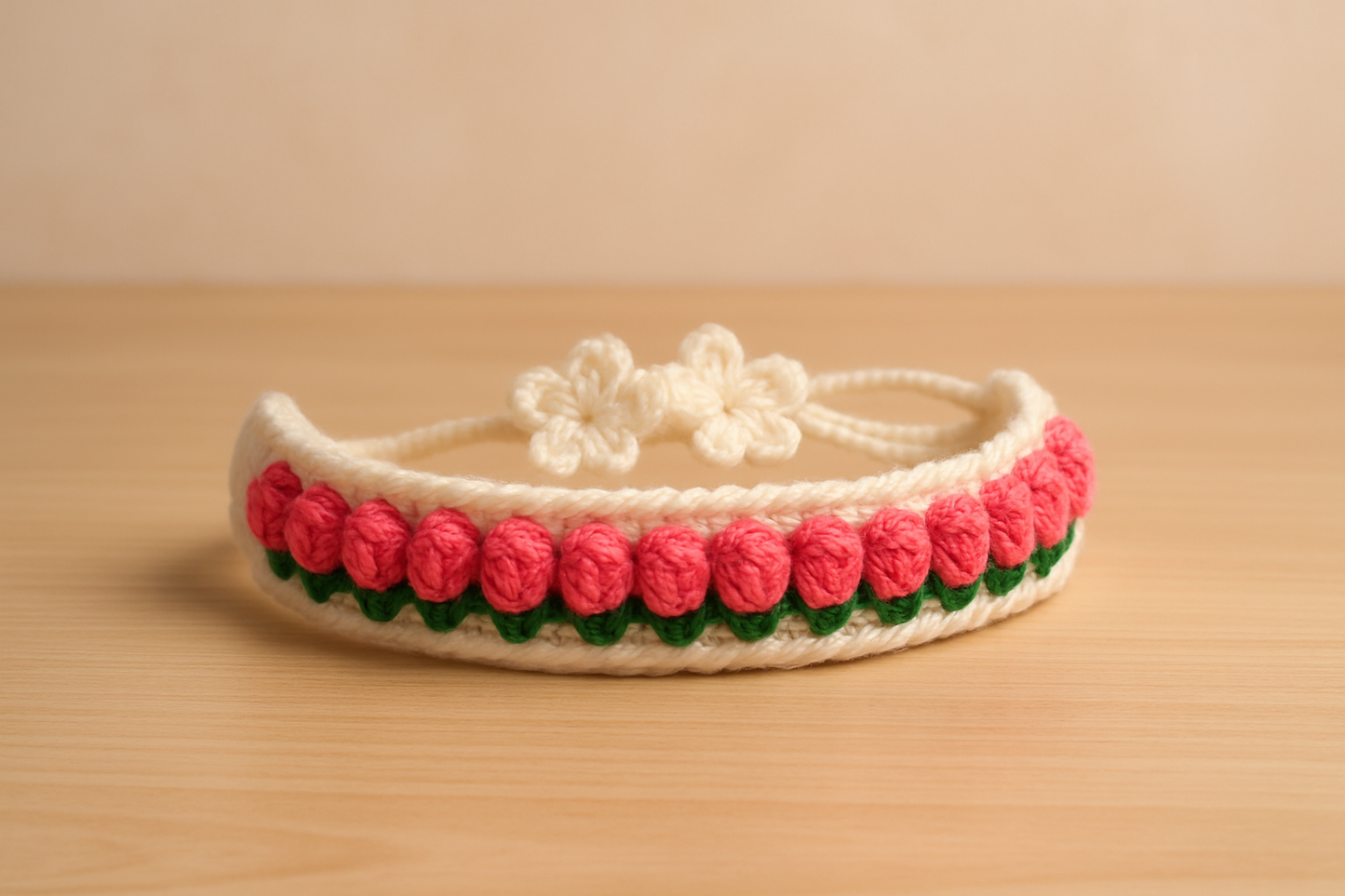 Colorful Crochet Baby Headband – Handmade with Love