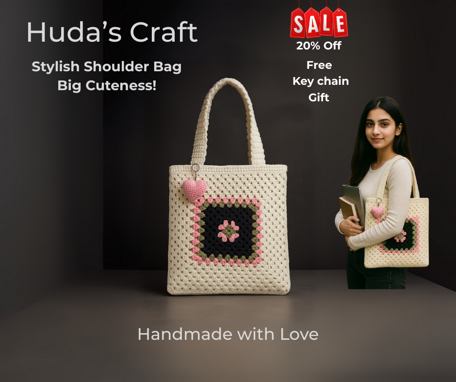 Beautifully Crafted Crochet Shoulder Bags – Handmade with Love