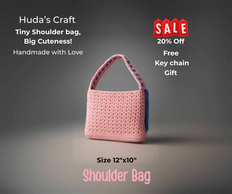 Beautifully Crafted Crochet Shoulder Bags – Handmade with Love