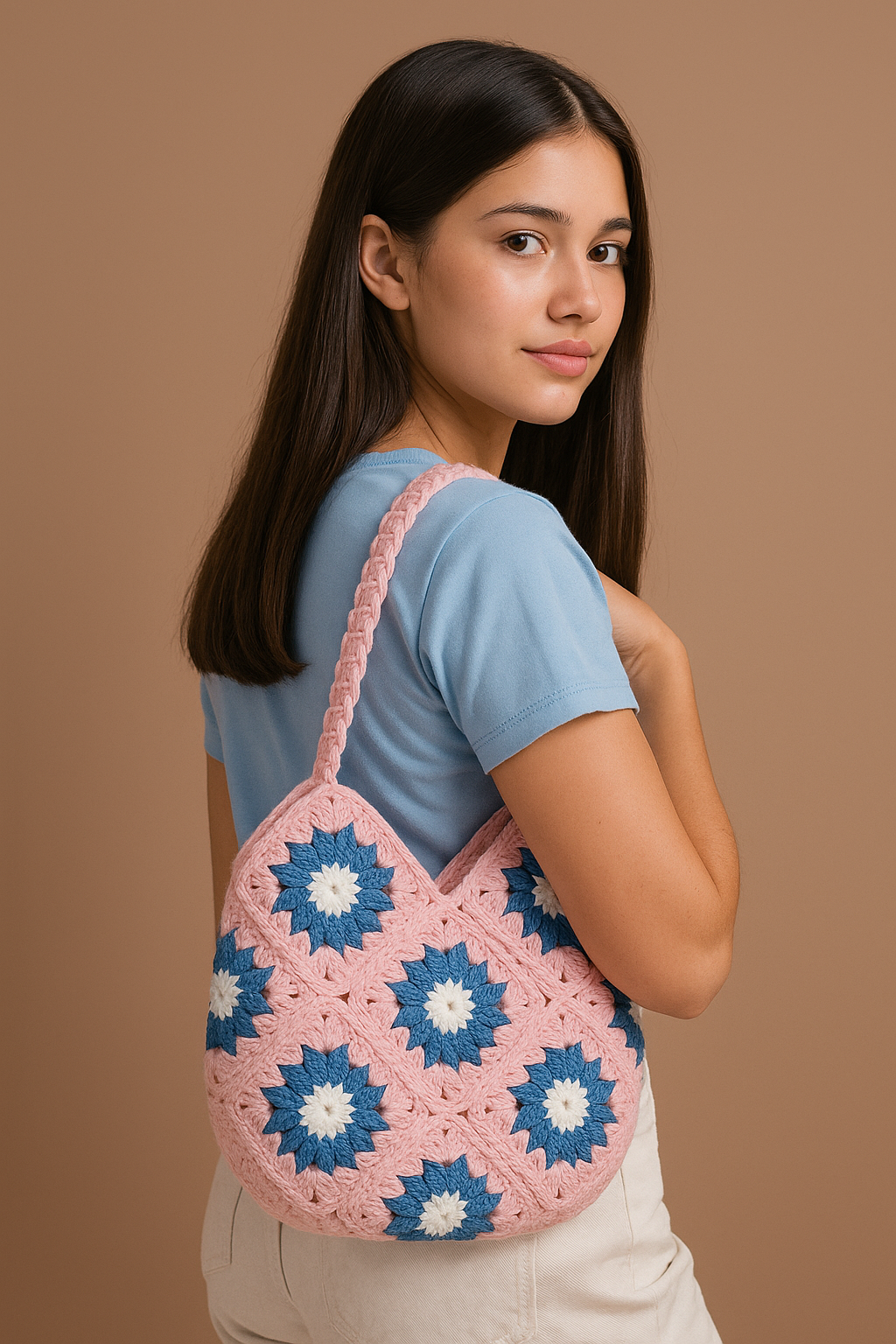 Handmade Crochet Shoulder Bags – Stylish, Soft & Sustainable