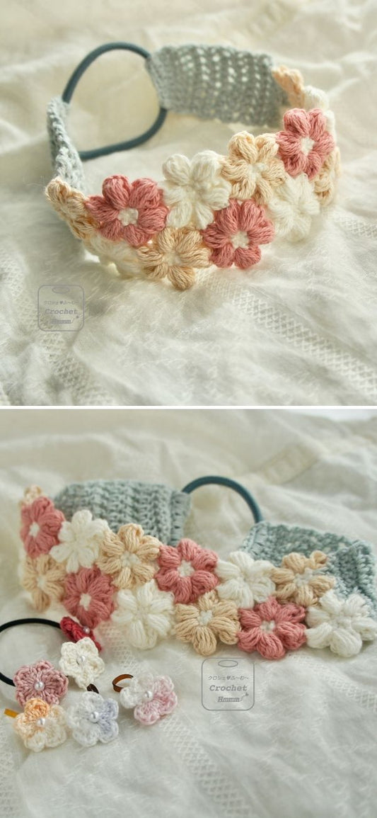 Colorful Crochet Baby Headband – Handmade with Love