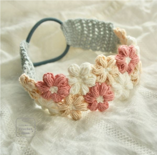 Colorful Crochet Baby Headband – Handmade with Love