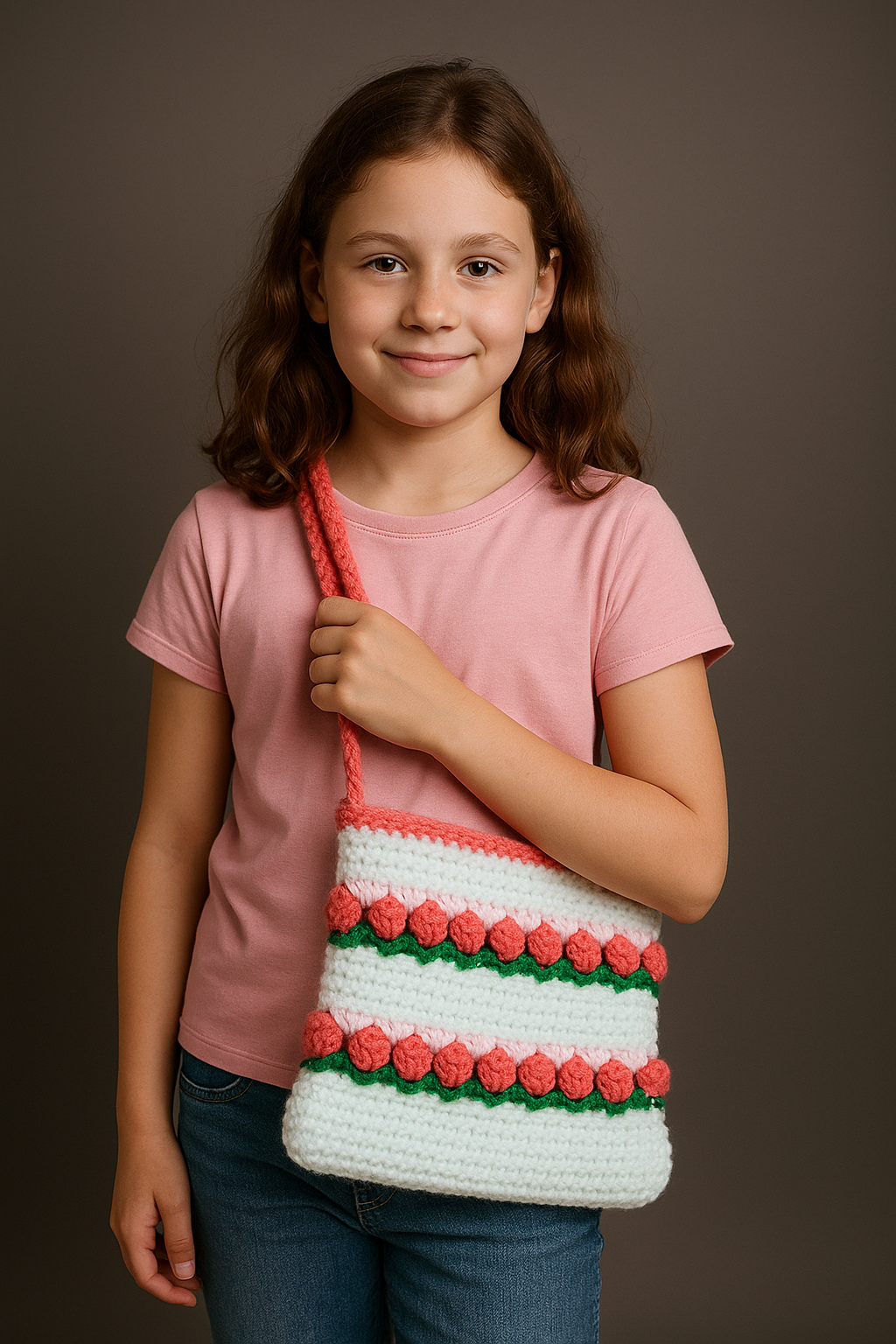 Adorable Crochet Baby Handbag – Cute & Stylish for Little Girls
