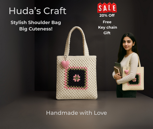 Beautifully Crafted Crochet Shoulder Bags – Handmade with Love