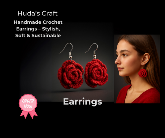 Threads of Love: Handmade Crochet Earrings