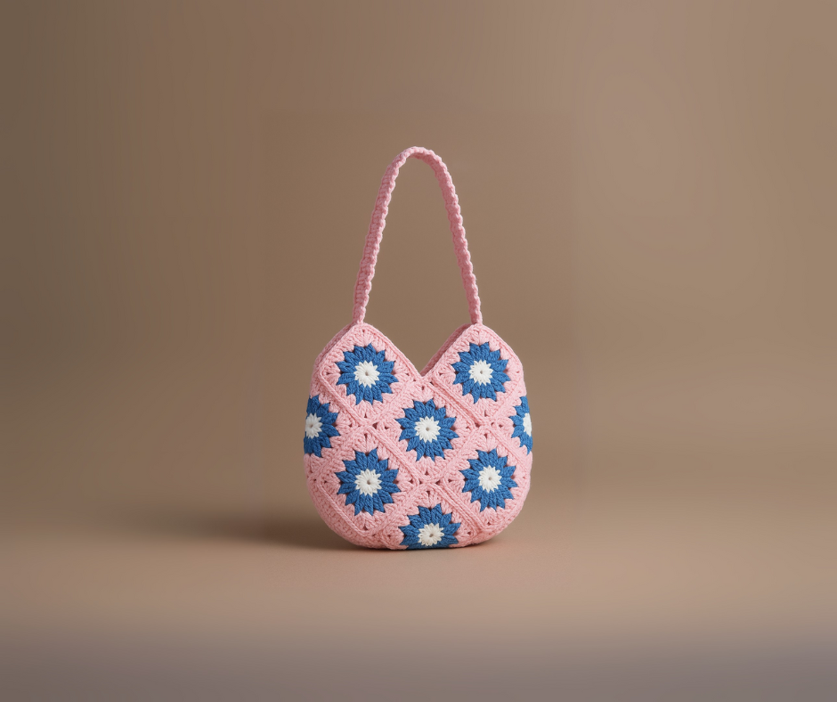 Handmade Crochet Shoulder Bags – Stylish, Soft & Sustainable