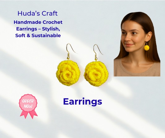From My Hands to Your Heart – Crochet Earrings