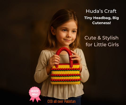 Adorable Crochet Baby Handbag – Cute & Stylish for Little Girls